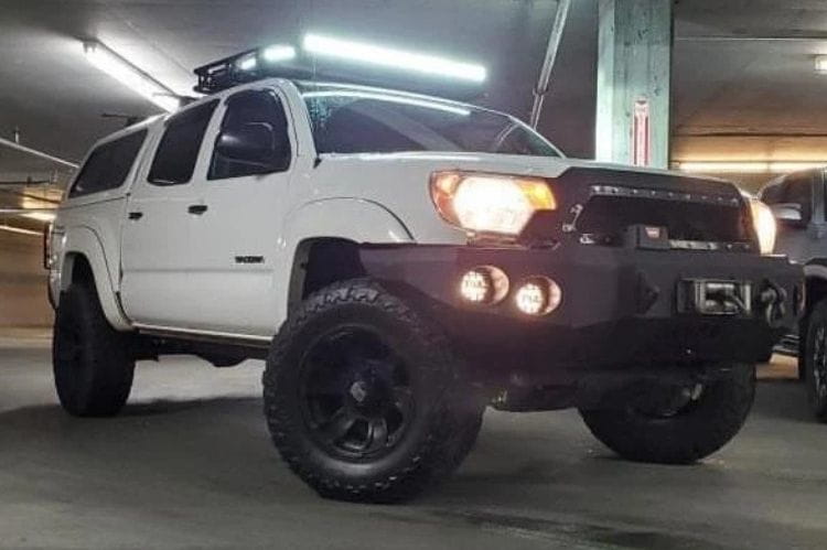 Iron Bull front bumper #53 for 2012–2015 Toyota Tacoma featuring rugged construction and an aftermarket-ready truck design