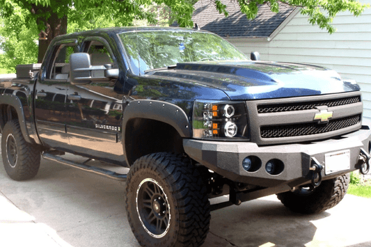 Iron Bull Off Road Front Bumper #5 for 2007-2013 Chevy Silverado 1500, premium aftermarket Chevy bumper designed for strength and off-road protection