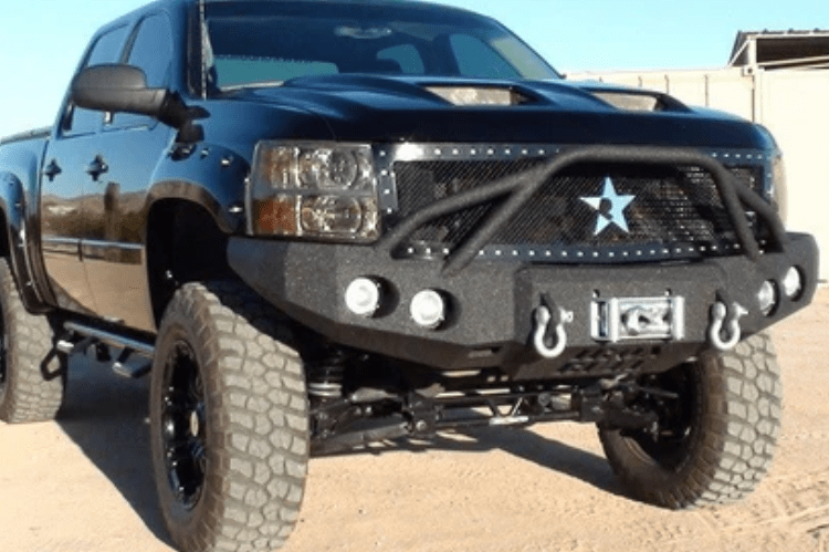 Iron Bull Off Road Front Bumper #5 for 2007-2013 Chevy Silverado 1500, premium aftermarket Chevy bumper designed for strength and off-road protection