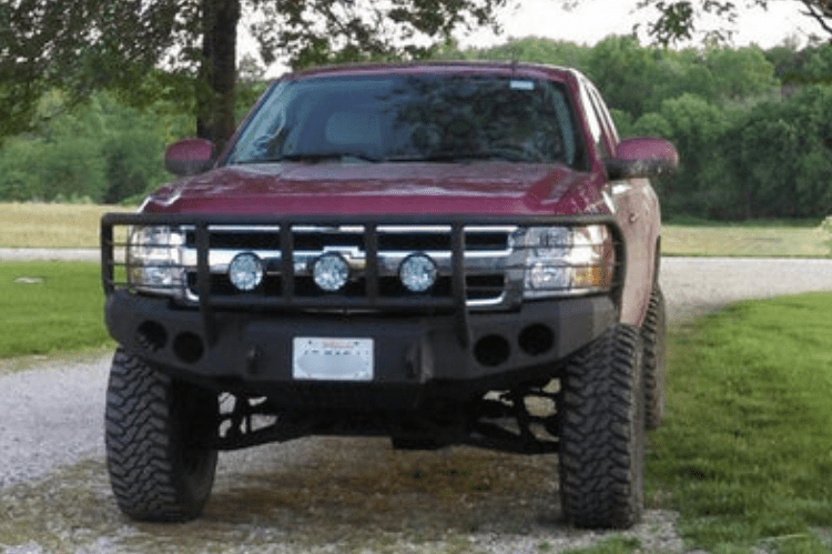 Iron Bull Off Road Front Bumper #5 for 2007-2013 Chevy Silverado 1500, premium aftermarket Chevy bumper designed for strength and off-road protection