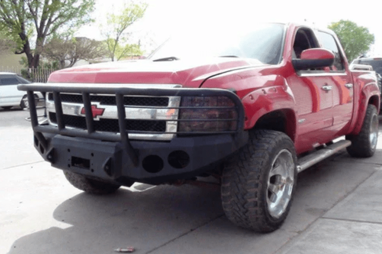 Iron Bull Off Road Front Bumper #5 for 2007-2013 Chevy Silverado 1500, premium aftermarket Chevy bumper designed for strength and off-road protection