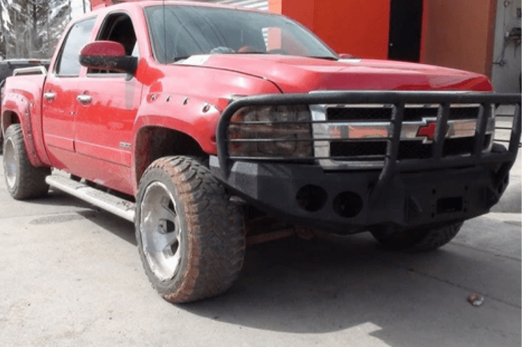 Iron Bull Off Road Front Bumper #5 for 2007-2013 Chevy Silverado 1500, premium aftermarket Chevy bumper designed for strength and off-road protection