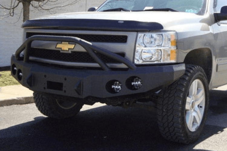 Iron Bull Off Road Front Bumper #5 for 2007-2013 Chevy Silverado 1500, premium aftermarket Chevy bumper designed for strength and off-road protection