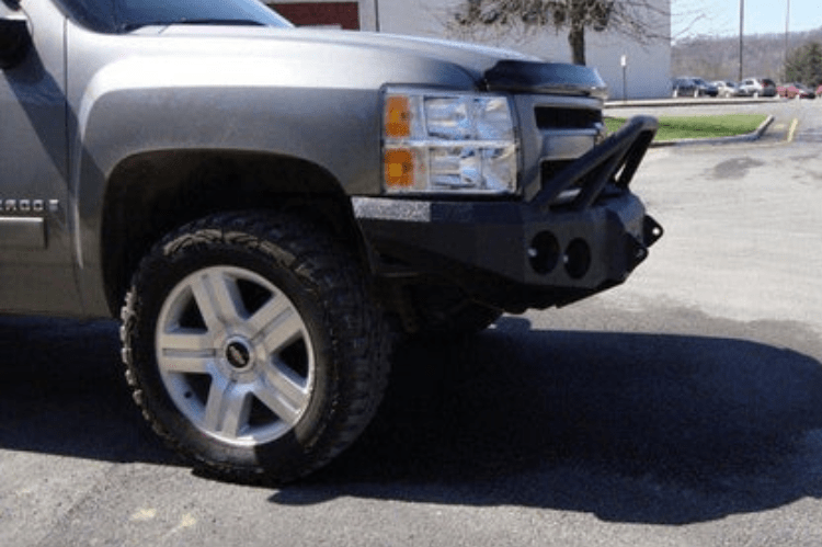 Iron Bull Off Road Front Bumper #5 for 2007-2013 Chevy Silverado 1500, premium aftermarket Chevy bumper designed for strength and off-road protection