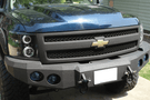 Iron Bull Off Road Front Bumper #5 for 2007-2013 Chevy Silverado 1500, premium aftermarket Chevy bumper designed for strength and off-road protection