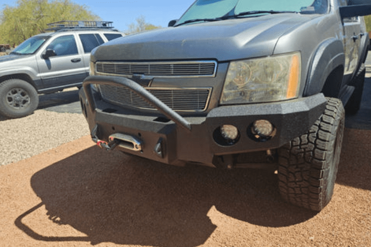 Iron Bull Off Road Front Bumper #56 for 2007-2013 Chevy Avalanche, premium aftermarket Chevy bumper designed for off road protection and durability