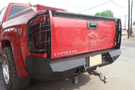 Iron Bull Rear Bumper #7 for Chevy Silverado 1500 2007-2013, heavy-duty aftermarket Chevy bumper designed for durability and a precise factory fit