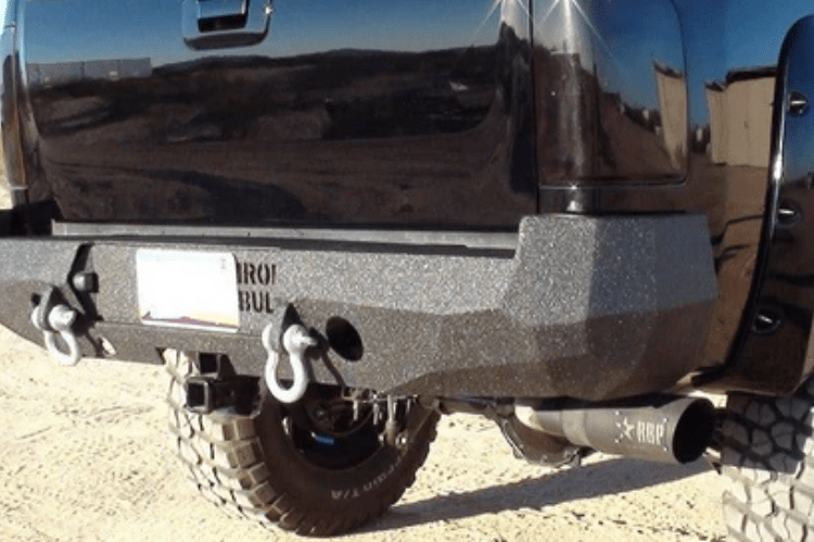 Iron Bull Rear Bumper #7 for Chevy Silverado 1500 2007-2013, heavy-duty aftermarket Chevy bumper designed for durability and a precise factory fit