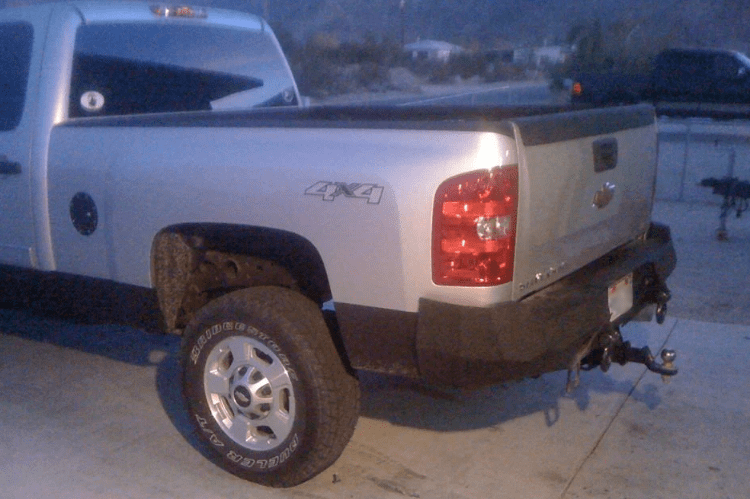 Iron Bull Rear Bumper #7 for Chevy Silverado 2500/3500 2007-2013, durable aftermarket Chevy bumper built for strength and precise factory fit