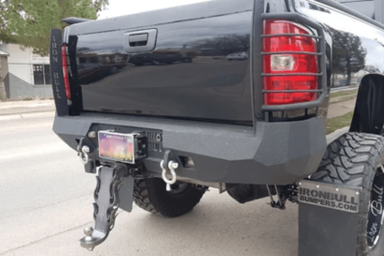 Iron Bull Rear Bumper #7 for Chevy Silverado 2500/3500 2007-2013, durable aftermarket Chevy bumper built for strength and precise factory fit