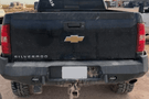 Iron Bull Rear Bumper #7 for Chevy Silverado 2500/3500 2007-2013, durable aftermarket Chevy bumper built for strength and precise factory fit