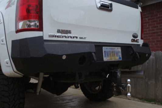 Iron Bull Rear Bumper #7 for GMC Sierra 1500 2007-2013, durable GMC Sierra custom rear bumper built for strength, protection, and perfect fit