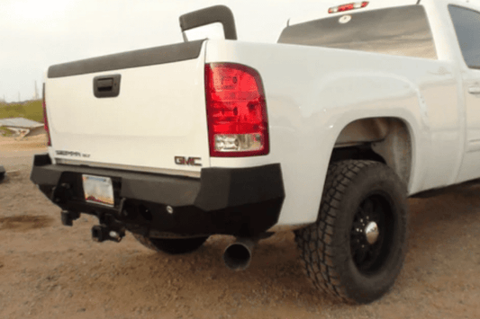 Iron Bull Rear Bumper #7 for GMC Sierra 1500 2007-2013, durable GMC Sierra custom rear bumper built for strength, protection, and perfect fit