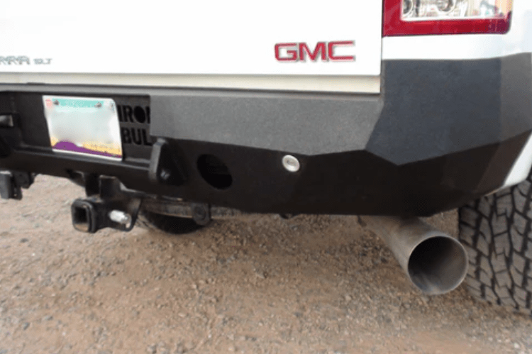 Iron Bull Rear Bumper #7 for GMC Sierra 1500 2007-2013, durable GMC Sierra custom rear bumper built for strength, protection, and perfect fit