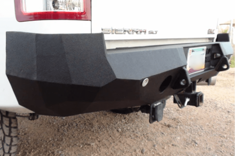 Iron Bull Rear Bumper #7 for GMC Sierra 1500 2007-2013, durable GMC Sierra custom rear bumper built for strength, protection, and perfect fit