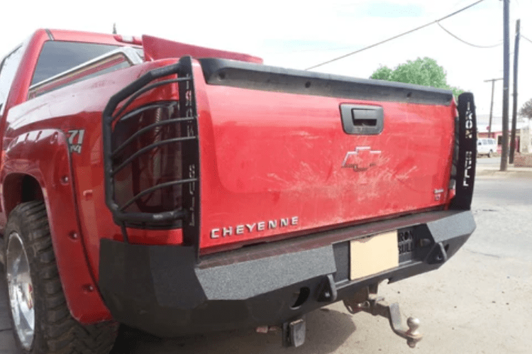 Iron Bull Rear Bumper #7 for GMC Sierra 1500 2007-2013, durable GMC Sierra custom rear bumper built for strength, protection, and perfect fit