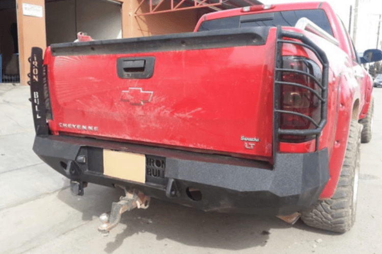 Iron Bull Rear Bumper #7 for GMC Sierra 1500 2007-2013, durable GMC Sierra custom rear bumper built for strength, protection, and perfect fit