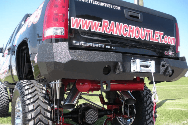 Iron Bull Rear Bumper #7 for GMC Sierra 2500/3500 2007-2013, durable GMC Sierra rear bumper replacement built for strength and perfect fit