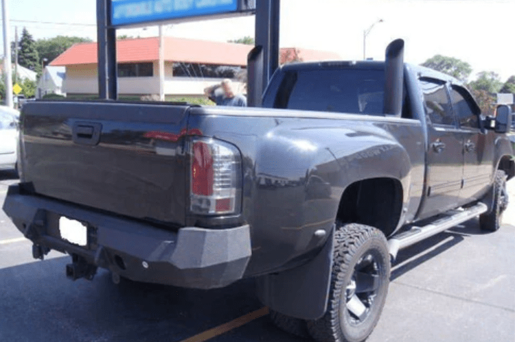 Iron Bull Rear Bumper #7 for GMC Sierra 2500/3500 2007-2013, durable GMC Sierra rear bumper replacement built for strength and perfect fit