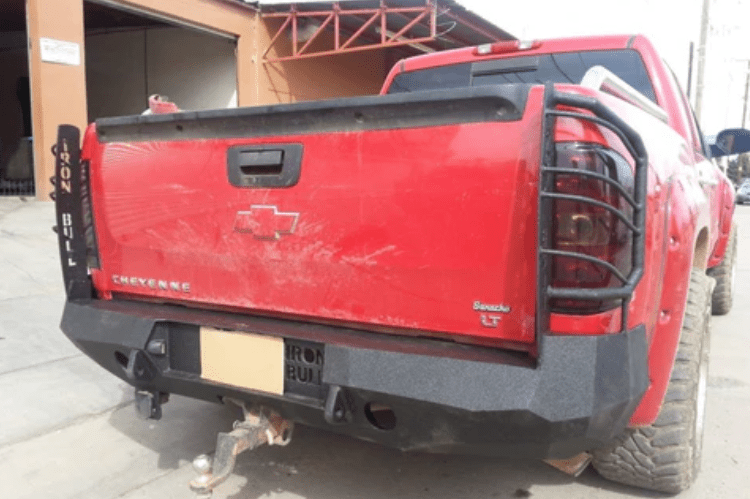 Iron Bull Rear Bumper #7 for GMC Sierra 2500/3500 2007-2013, durable GMC Sierra rear bumper replacement built for strength and perfect fit
