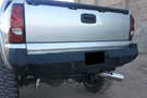 Iron Bull Aftermarket Rear Bumper #9 for Chevy Silverado 1500 1999-2007, durable aftermarket Chevy bumper built for off road strength and protection