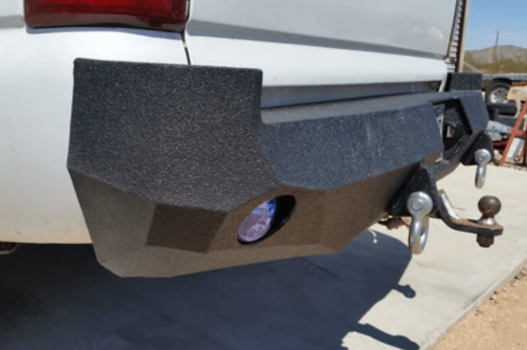 Iron Bull Aftermarket Rear Bumper #9 for Chevy Silverado 1500 1999-2007, durable aftermarket Chevy bumper built for off road strength and protection