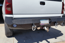 Iron Bull Aftermarket Rear Bumper #9 for Chevy Silverado 1500 1999-2007, durable aftermarket Chevy bumper built for off road strength and protection