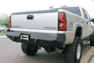 Iron Bull Aftermarket Rear Bumper #9 for Chevy Silverado 2500/3500 1999-2007, built tough for off-road performance and heavy-duty protection — a premium aftermarket Chevy bumper upgrade