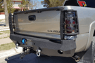 Iron Bull Aftermarket Rear Bumper #9 for Chevy Silverado 2500/3500 1999-2007, built tough for off-road performance and heavy-duty protection — a premium aftermarket Chevy bumper upgrade