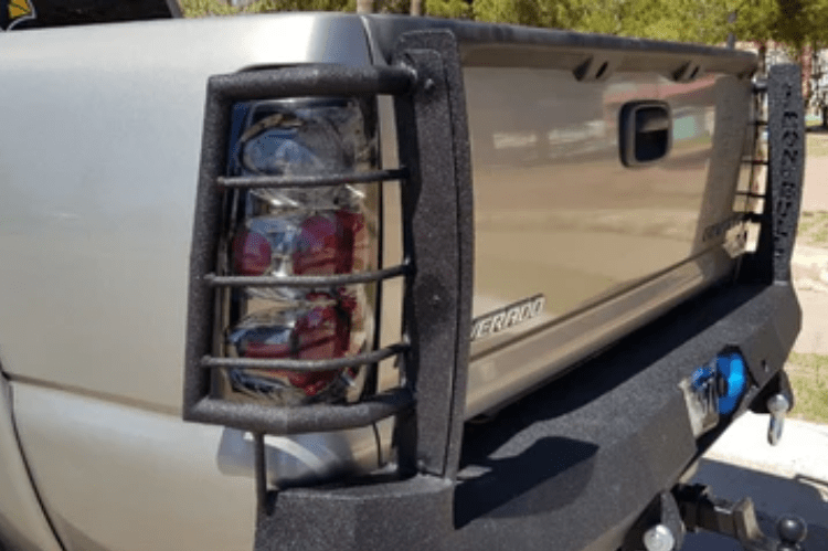 Iron Bull Aftermarket Rear Bumper #9 for Chevy Silverado 2500/3500 1999-2007, built tough for off-road performance and heavy-duty protection — a premium aftermarket Chevy bumper upgrade