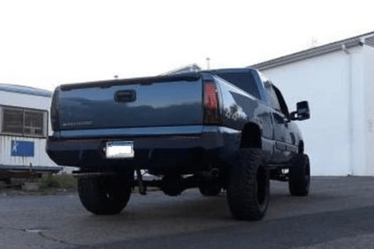 Iron Bull Aftermarket Rear Bumper #9 for Chevy Silverado 2500/3500 1999-2007, built tough for off-road performance and heavy-duty protection — a premium aftermarket Chevy bumper upgrade
