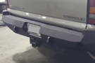 Iron Bull Aftermarket Rear Bumper #9 for Chevy Silverado 2500/3500 1999-2007, built tough for off-road performance and heavy-duty protection — a premium aftermarket Chevy bumper upgrade