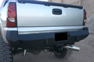 Iron Bull Aftermarket Rear Bumper #9 for Chevy Silverado 2500/3500 1999-2007, built tough for off-road performance and heavy-duty protection — a premium aftermarket Chevy bumper upgrade
