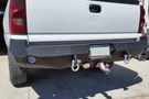 Iron Bull Aftermarket Rear Bumper #9 for Chevy Silverado 2500/3500 1999-2007, built tough for off-road performance and heavy-duty protection — a premium aftermarket Chevy bumper upgrade