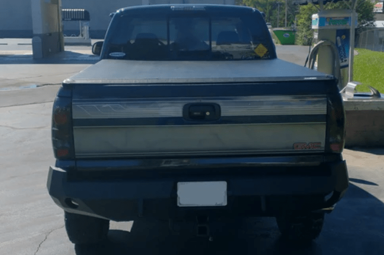 Iron Bull Rear Bumper #9 for GMC Sierra 1500 1999-2007, designed for off-road durability and heavy-duty protection — a premium GMC Sierra aftermarket bumper upgrade