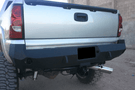 Iron Bull Rear Bumper #9 for GMC Sierra 2500/3500 1999-2007, designed for rugged off-road performance and reliable rear-end protection — a durable GMC Sierra aftermarket bumper
