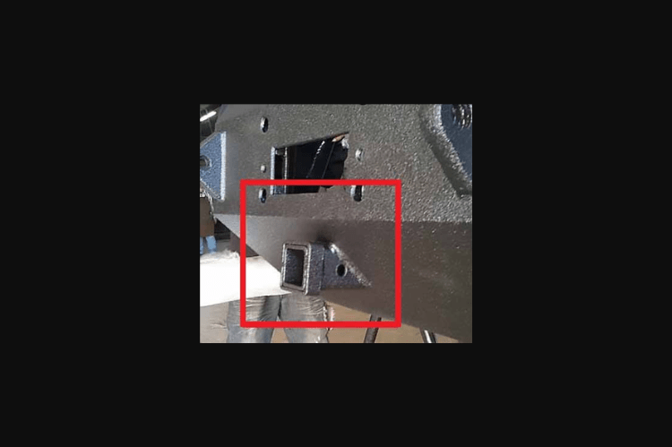 Iron Bull Bumpers add-on hitch option with welded-in or removable receiver for enhanced towing capability