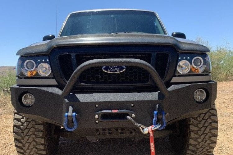 Iron Bull aftermarket front bumper #59 for 1993–1997 Ford Ranger featuring rugged construction and a custom off-road inspired design