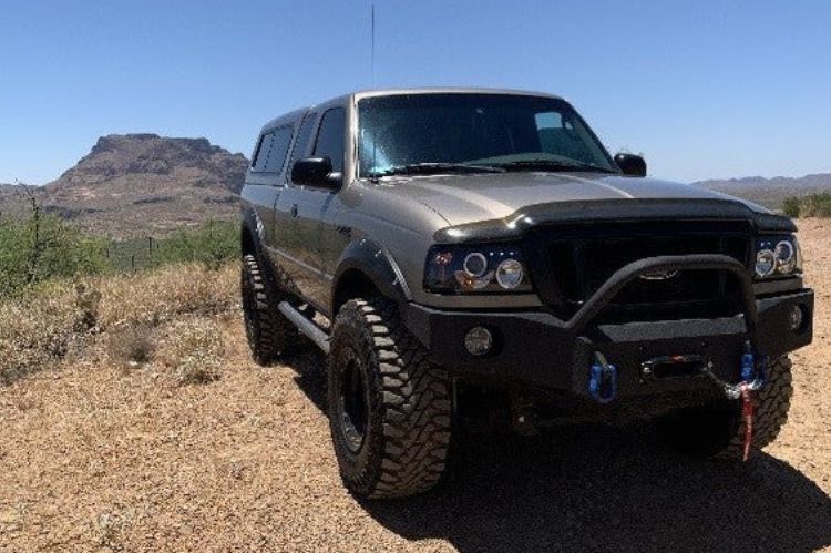 Iron Bull aftermarket front bumper #59 for 1993–1997 Ford Ranger featuring rugged construction and a custom off-road inspired design