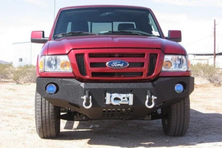 Iron Bull aftermarket front bumper #62 for 1998–2012 Ford Ranger featuring durable construction and a rugged custom truck appearance