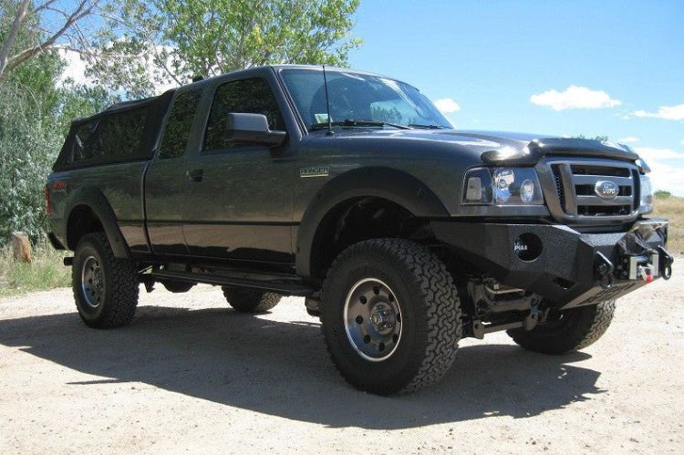 Iron Bull aftermarket front bumper #62 for 1998–2012 Ford Ranger featuring durable construction and a rugged custom truck appearance