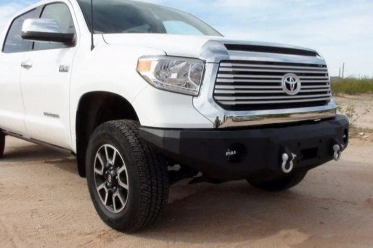 Iron Bull aftermarket steel front bumper #30 for 2014–2021 Toyota Tundra with rugged protection and durable construction