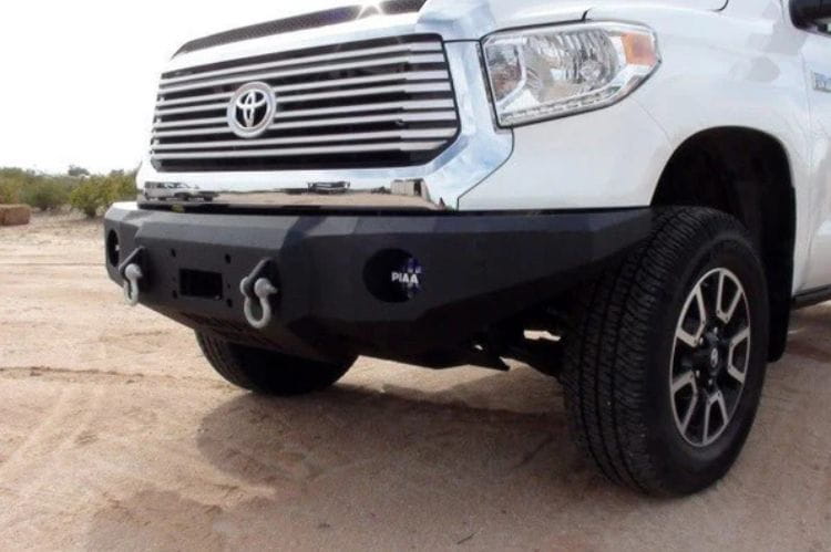 Iron Bull aftermarket steel front bumper #30 for 2014–2021 Toyota Tundra with rugged protection and durable construction