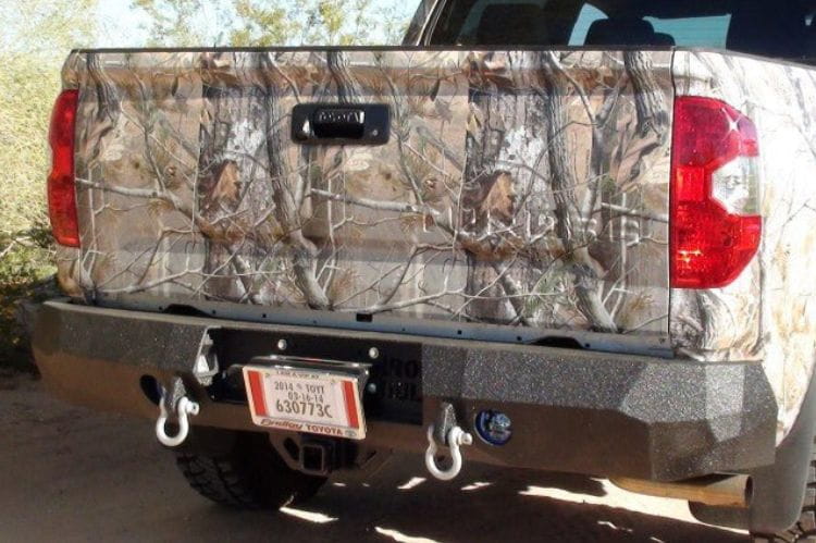 Iron Bull aftermarket steel rear bumper #31 for 2014–2021 Toyota Tundra with rugged durability and heavy-duty protection