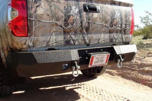 Iron Bull aftermarket steel rear bumper #31 for 2014–2021 Toyota Tundra with rugged durability and heavy-duty protection