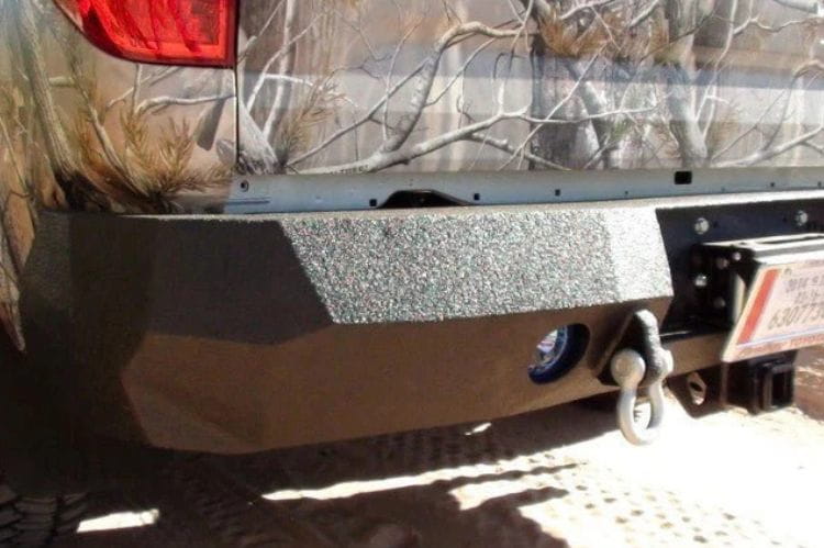Iron Bull aftermarket steel rear bumper #31 for 2014–2021 Toyota Tundra with rugged durability and heavy-duty protection