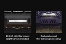 Iron Bull Bumpers Center Plate Add On for enhanced strength and style on your truck
