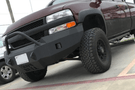 Iron Bull heavy duty front bumper for 2000-2002 Chevy Silverado 2500/3500, rugged steel design for maximum protection and upgrade