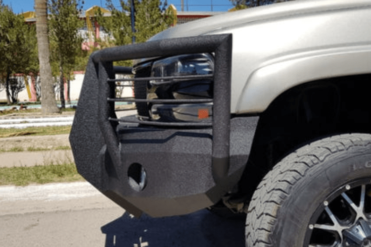 Iron Bull heavy duty front bumper for 2000-2002 Chevy Silverado 2500/3500, rugged steel design for maximum protection and upgrade