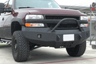 Iron Bull heavy duty front bumper for 2000-2002 Chevy Silverado 2500/3500, rugged steel design for maximum protection and upgrade